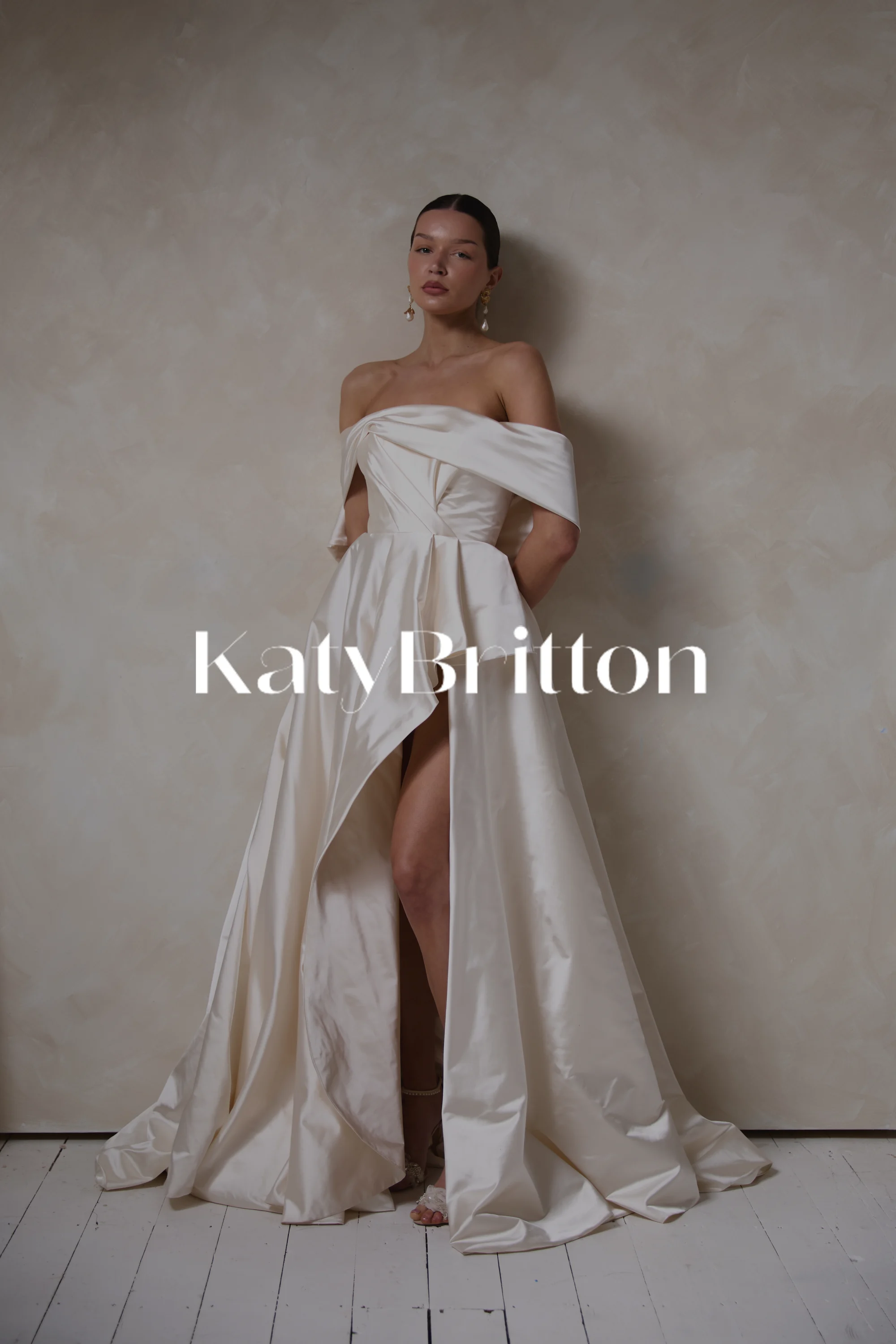Katy Britton wedding dress at Natalya James