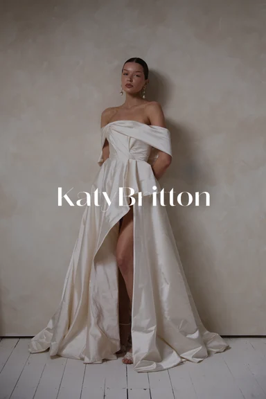 Katy Britton wedding dress at Natalya James