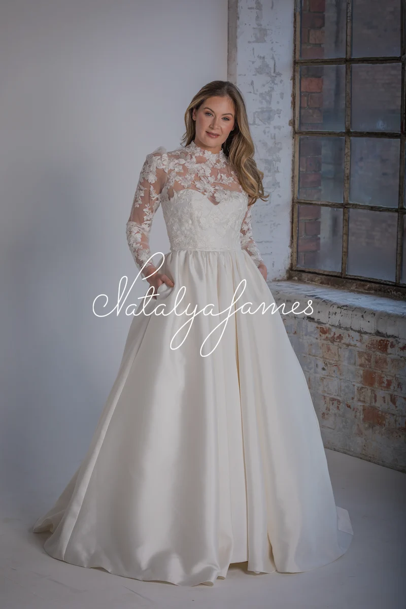 Wedding dress from the Natalya James collection